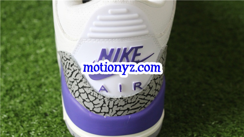 Authentic Air Jordan 3 Kobe Bryant White Purple Gold